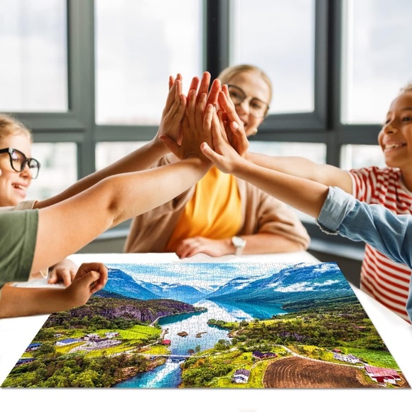 Geiranger Fjord Norway, Jigsaw Puzzles for Adults 1000 Piece NEW Sealed bag - Picture 6 of 15